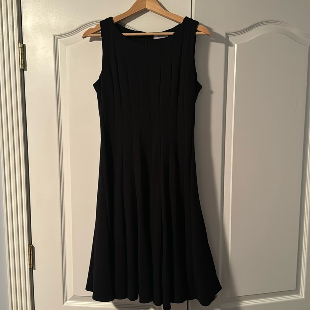 Size 10 black Calvin Klein poly/rayon/Spandex dress
